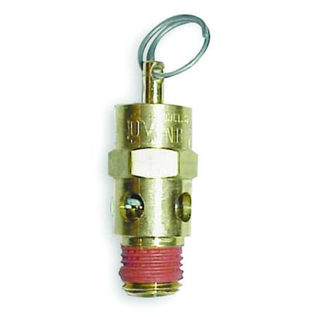 Air Safety Valve, Soft Seat, 3/8 in (M)NPT Inlet (In.), 200 psi Preset Setting MPN:ST2533-1A200