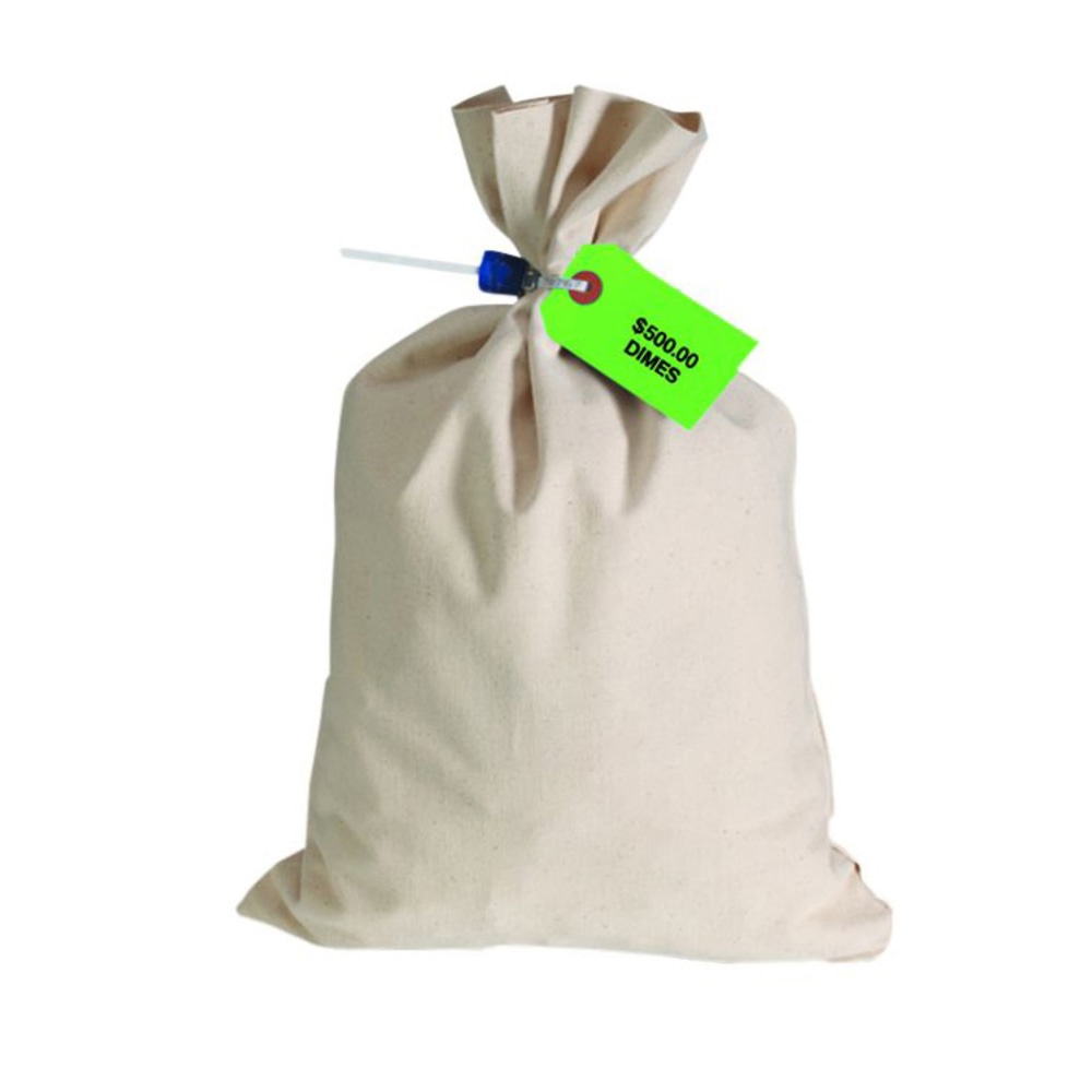 Control Group Canvas Coin Bags, 12in x 19in, Tan, Pack Of 50 Bags MPN:530000