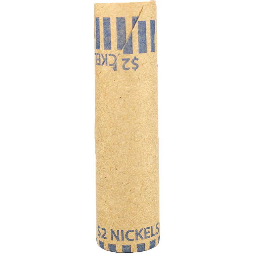 Control Group Crimped-End Coin Wrappers, Nickels, Blue, Pack Of 1, 000 Wrappers MPN:560052