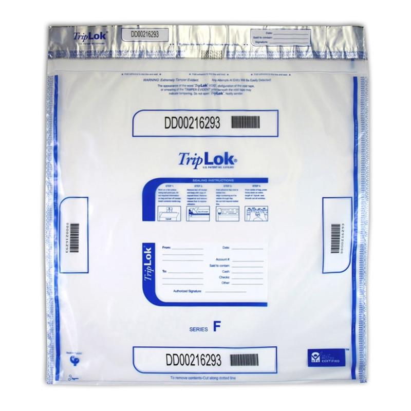 Control Group TripLOK Series F Security Bags, 20in x 20in, Clear, Pack Of 250 Bags MPN:585064