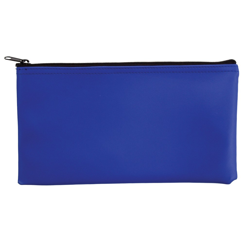 Control Group ControlTek Bank Deposit Bag, 11in x 6in, Blue, Pack Of 3 MPN:72611B3