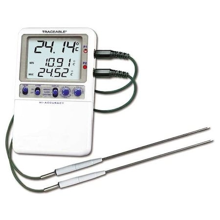 NIST Traceable Digital Thermistor Thermometer, -58 Degrees to 158 Degrees F MPN:4338