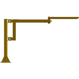 Contrx Medium-Duty Free-Standing Articulating Jib Crane 500 Lb. Cap 12' Span 12' UnderBeam Height AR512CM12