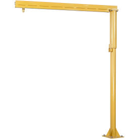 Contrx Workstation Jib Crane 100 Lb. Capacity 10' Under Beam Height 8' Span WSB1108