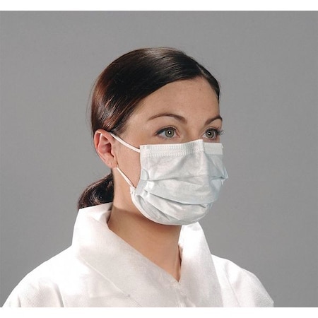 Disposable Face Mask, Blue, Universal, 500 PK MPN:BL 6155