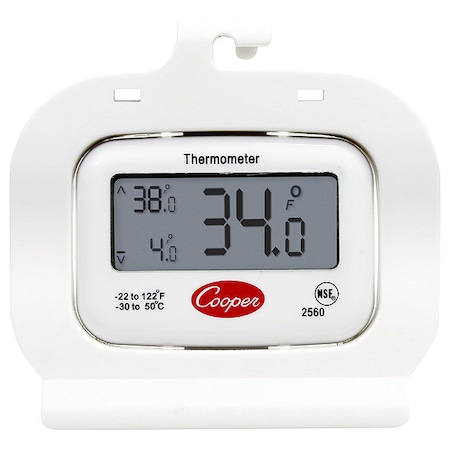 Food Srvc Thrmomtr, Frdg/Frzr, -22 to122 F MPN:2560