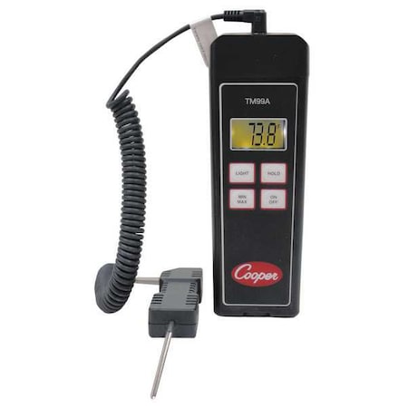 Thermometer, LCD, 1.75 in, Thermistor MPN:TM99A-032G