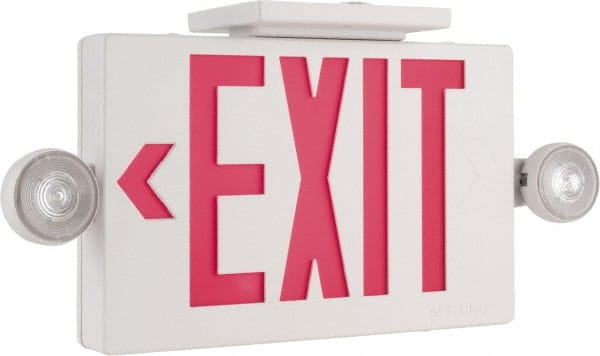 1 & 2 Face Ceiling End & Wall Mount LED Combination Exit Signs MPN:APC7R