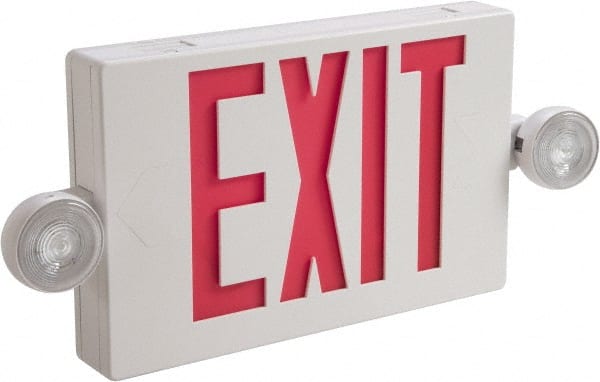 1 & 2 Face Ceiling End & Wall Mount LED Combination Exit Signs MPN:APCH7R