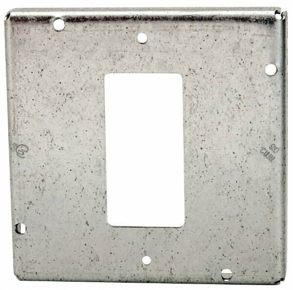 Square Surface Electrical Box Cover: Steel MPN:TP738
