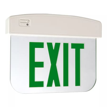 Edge-Lit, 2F, Green, Wht, Battery MPN:APXEL72G