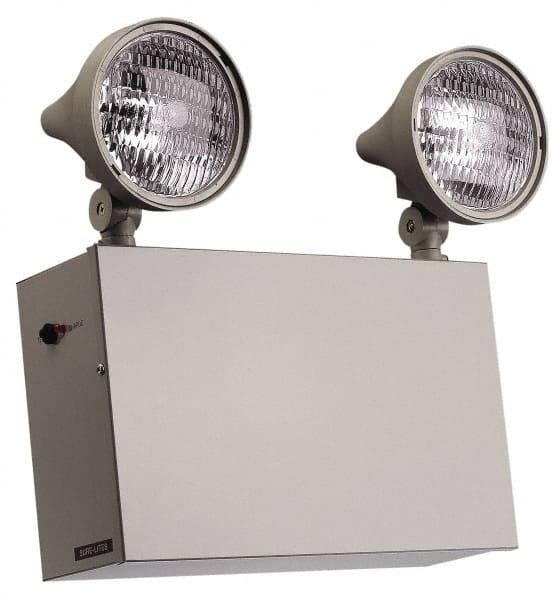 2 Head Impact & Scratch Resistant Incandescent Emergency Lighting Unit MPN:HR87