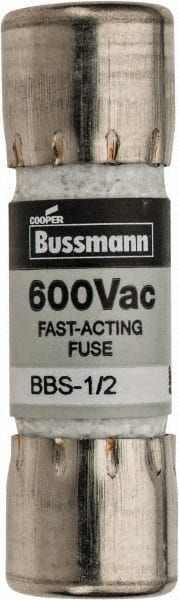 General Purpose Fuse: Fast-Acting, 600 V, 0.50 A MPN:BBS-1/2