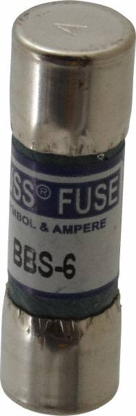 General Purpose Fuse: Fast-Acting, 600 V, 6.00 A MPN:BBS-6