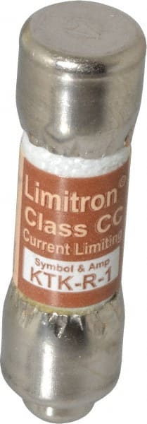 General Purpose Fuse: Fast-Acting, CC, 600 V, 1.00 A MPN:KTK-R-1
