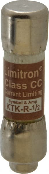 General Purpose Fuse: Fast-Acting, CC, 600 V, 0.50 A MPN:KTK-R-1/2