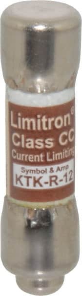 General Purpose Fuse: Fast-Acting, CC, 600 V, 12.00 A MPN:KTK-R-12