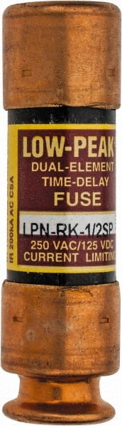 General Purpose Fuse: Time Delay, RK1, 0.50 A MPN:LPN-RK-1/2SP