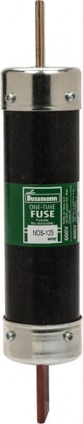 General Purpose Fuse: Fast-Acting, H, 600 V, 125.00 A MPN:NOS-125