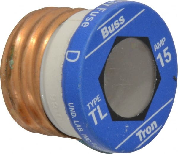 Plug Fuse: Time Delay, 125 V, 15.00 A MPN:TL-15