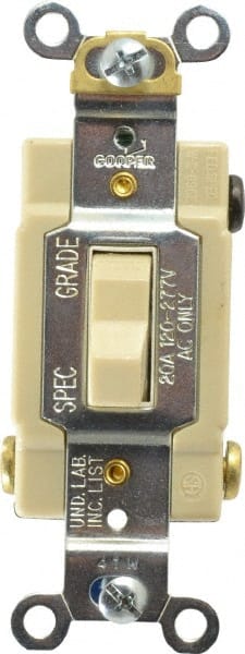 3 Pole, 120 to 277 VAC, 20 Amp, Commercial Grade Toggle Three Way Switch MPN:CSB320V