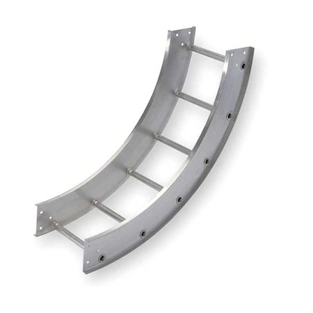 90 Degree Inside Vertical Elbow, 100 lb, 75 lb Capacity, Aluminum, Unfinished MPN:248-129I-24