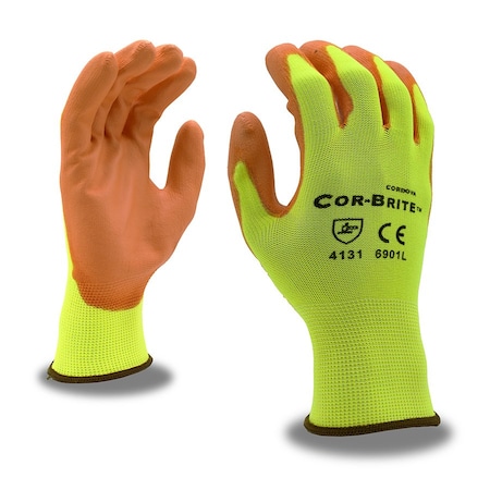 Machine Gloves, 13 Ga, Hi Vis Yellow, PK12 MPN:6901XXL