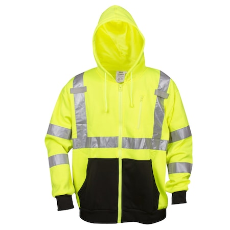 Sweatshirt, Hooded, Lime, Class MPN:SJ401-M
