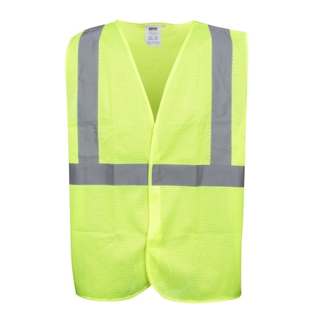Safety Vest, Type R, Class 2, Lime Mesh MPN:V211P2XL
