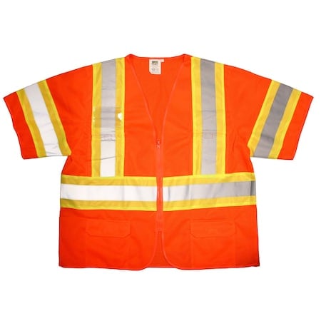 Safety Vest, Lime Mesh, Type R, Class 3 MPN:V3200L