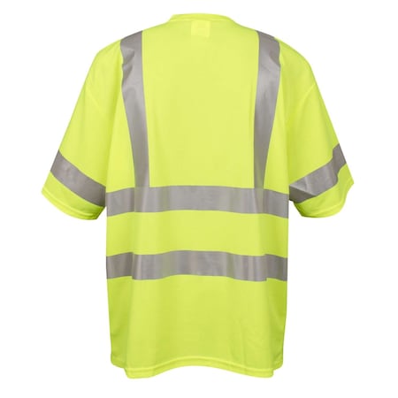 Shirt, Type R, Class 3, Lime, Short Sleeves MPN:V431M