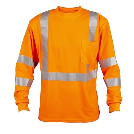 Shirt, Orange, Type R, Class 3, Long Sleeves MPN:V510S