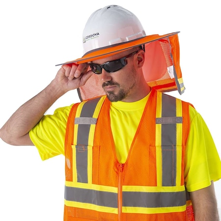 Hard Hat, Neck Shade, Orange MPN:VHB100