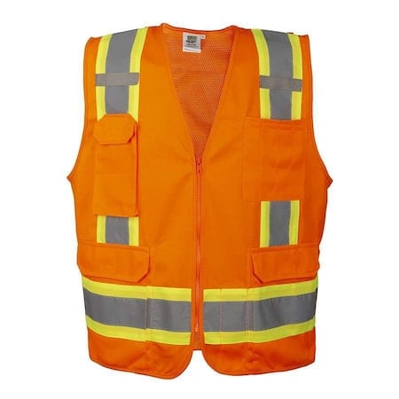 Surveyors Safety Vest, Orange MPN:VS285-3XL