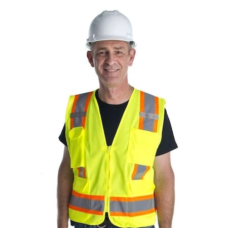 Surveyors Safety Vest, Lime MPN:VS286-3XL