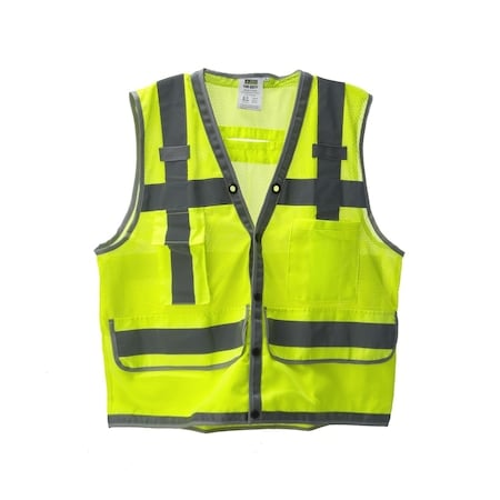 Surveyors Safety Vest, Type R, Lime MPN:VS296L