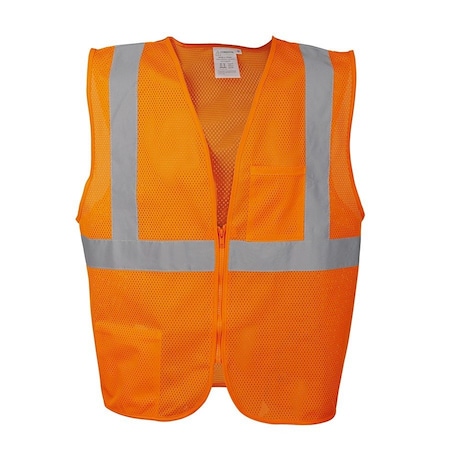 Safety Vest, Type R, Class 2, Mesh MPN:VZ260P5XL