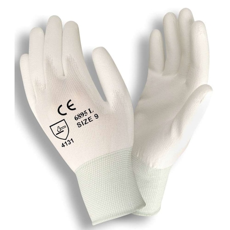 Gloves, 13 Ga, White PU Palm Coating, PK12 MPN:6895CS
