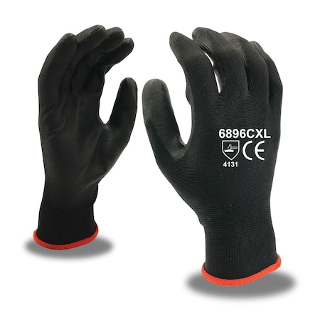 Gloves, 13 Ga, White PU Palm Coating, PK12 MPN:6896CXS