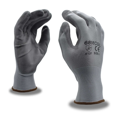 Gloves, 13 Ga, Black PU Palm Coating, PK12 MPN:6898CGXXL