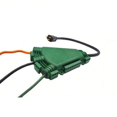 Cable Protector, 9 in L, 6 3/4 in W, 3 Channel, Polyethylene, Black MPN:TS-CVT-BLK
