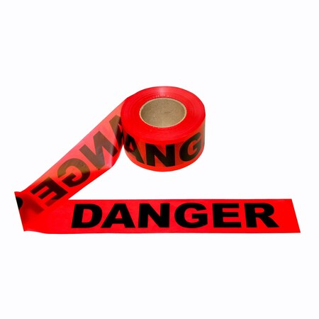 Barricade Tape, 1.5 Mil, Red, PK12 MPN:T15211