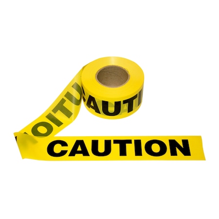Barricade Tape, 2.0 Mil Yellow, PK12 MPN:T20101