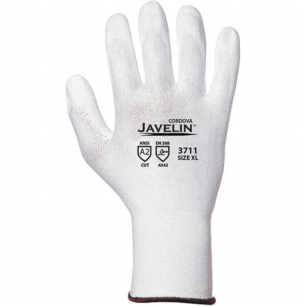 Cut, Puncture & Abrasive-Resistant Gloves: Size XL, ANSI Cut A2, ANSI Puncture 2, Polyurethane, Polyethylene MPN:3711GXL