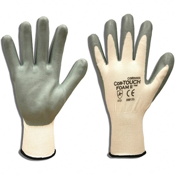 Cut, Puncture & Abrasive-Resistant Gloves: Size S, ANSI Cut A1, ANSI Puncture 1, Acrylonitrile Butadiene Nitrile, Nylon MPN:6891S