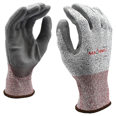 Cut-Resistant Coated Gloves, Cut Level A4, Polyurethane, XL 1 PR MPN:3734PUXL