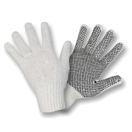 Glove, Machine Knit, PVC Dots, Economy, PK12 MPN:3801L