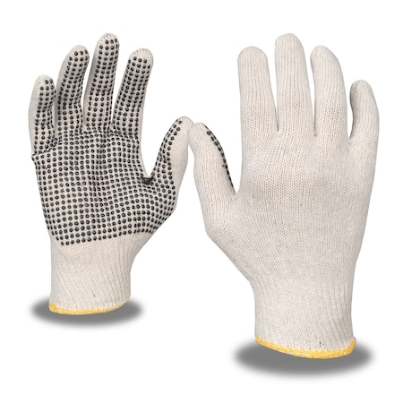 Machine Knit, PVC Dots, Light Weight, PK12 MPN:3803L