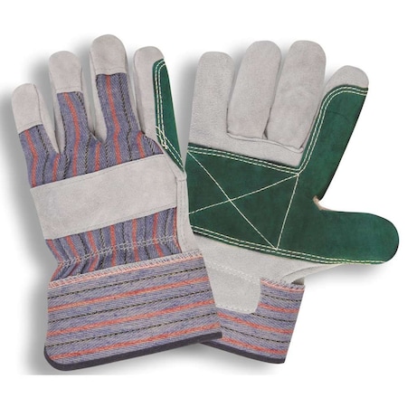 Leather Palm Gloves, Split, Ladies, PK12 MPN:7261