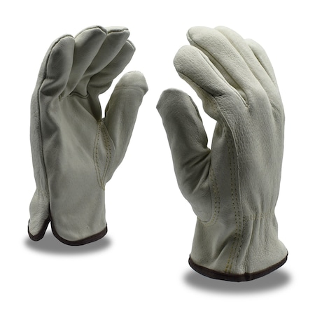 Driver Glove, Pigskin, Premium, Grain, PK12 MPN:8942M